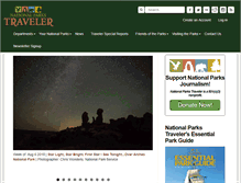 Tablet Screenshot of nationalparkstraveler.com